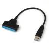 USB 3.0 To SATA 7+15pin 22pin for 2.5" HDD Adapter Cable 18cm (OEM) (BULK)